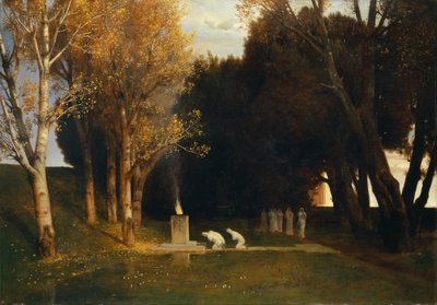 पवित्र ग्रोव द्वारा Arnold Böcklin
