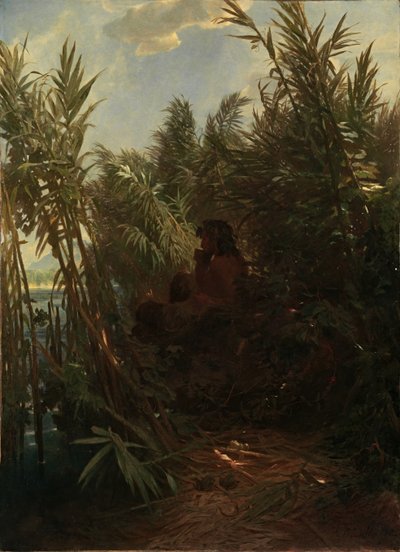 रीड इन द रीड, 1856-1857। द्वारा अर्नोल्ड बोक्लिन