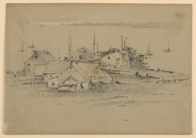 मछ्ली पकड़ने वाला गाँव द्वारा Arnold William Brunner