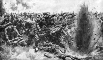 ब्रिटिश मोर्चा, प्रथम विश्व युद्ध, 1914 1926 पर एक विशाल जर्मन हमला। द्वारा आर्थर सी। माइकल