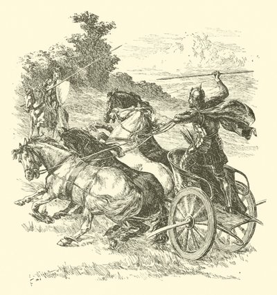 सर अर्टेगल के एडवेंचर्स, सुल्तान के घोड़े (उत्कीर्णन) द्वारा आर्थर जॉर्ज वॉकर