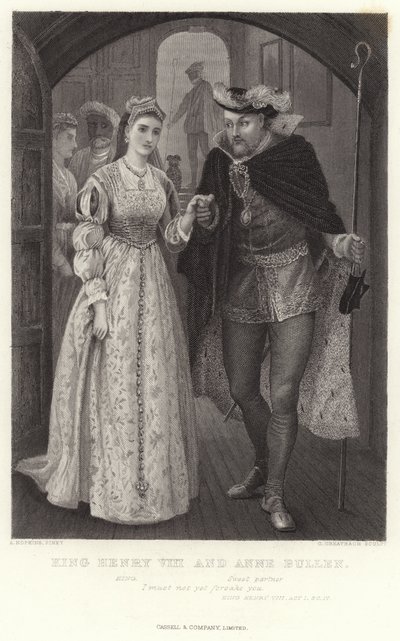 किंग हेनरी VIII और ऐनी बुलन, किंग हेनरी VIII, अधिनियम I, Sc IV द्वारा आर्थर हॉपकिंस