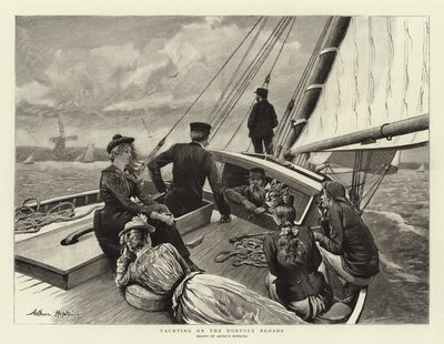 नोरफ़ोक ब्रोअड्स पर नौकायन द्वारा Arthur Hopkins