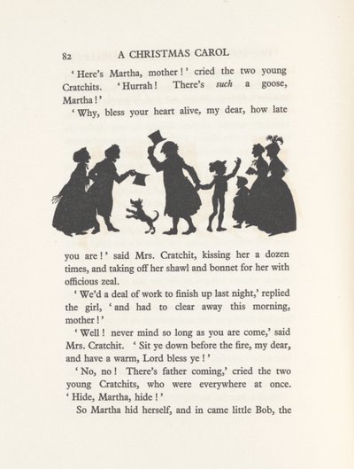 &39;बॉब क्रैचिट एंड टिनी टिम&39;, 1915 (लिथो) द्वारा आर्थर रैकहम