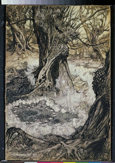 आओ, अब एक दौर, 1908 द्वारा आर्थर रैकहम