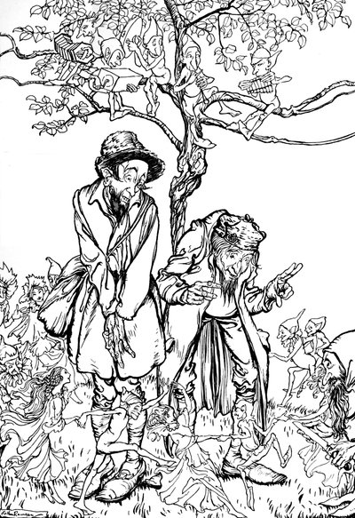 लिटिल ब्रदर एंड लिटिल सिस्टर, 1917, 1923 द्वारा आर्थर रैकहम