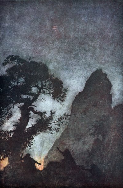 द थ्री नोर्न्स, 1924। द्वारा आर्थर रैकहम
