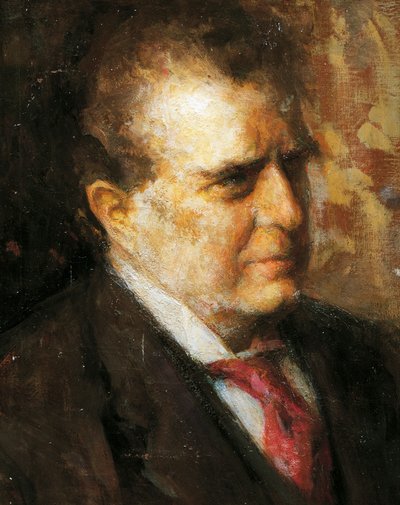 पिएत्रो मस्कैग्नी (लिवोर्नो) का पोर्ट्रेट द्वारा Arturo Rietti
