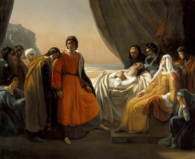 द डेथ ऑफ सेंट लुइस, सी। 1817 द्वारा ऐरी शेफ़र