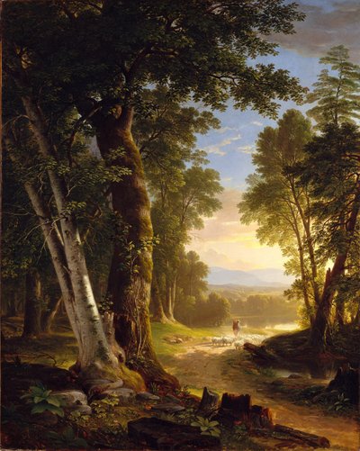 द बीचेस, 1845 द्वारा Asher Brown Durand