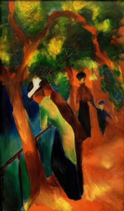 सनी तरीका द्वारा August Macke