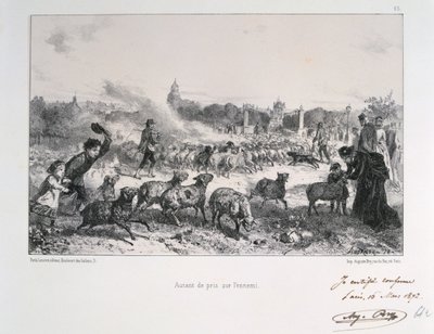 दुश्मन से जितना लिया गया, फ्रेंको-प्रशिया युद्ध, 1870 1872 द्वारा अगस्टे ब्राय