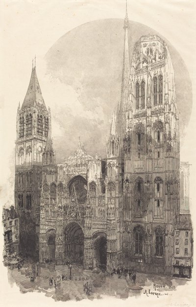 रूएन कैथेड्रल द कैथेड्रल ऑफ रूयन, 1888। द्वारा अगस्टे लेपेरे