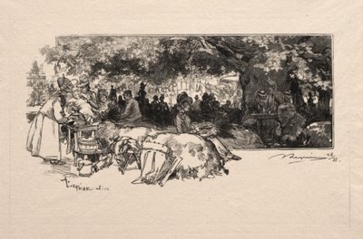 कैंटीन डे ला मेरे पिचर, 1888। द्वारा अगस्टे लुई लेपेयर