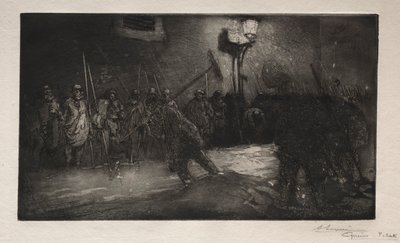 द कॉल ऑफ़ द नाईट स्वीपर, 1890। द्वारा अगस्टे लुई लेपेयर