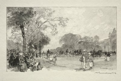 Champs Elysees का प्यार। द्वारा अगस्टे लुई लेपेयर