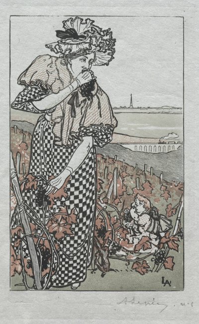 पेरिस पंचांग, 1897: शरद ऋतु, 1897। द्वारा अगस्टे लुई लेपेयर