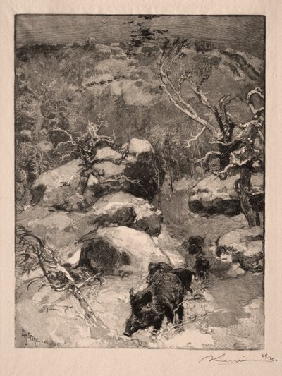 रोचे कुवियर चैटिलन, 1887। द्वारा अगस्टे लुई लेपेयर