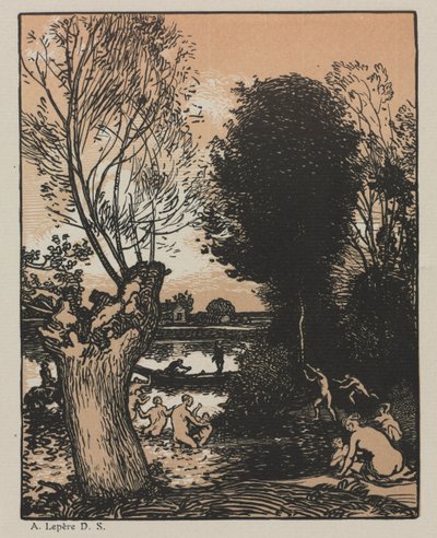 समर इवनिंग, 1910। द्वारा अगस्टे लुई लेपेयर