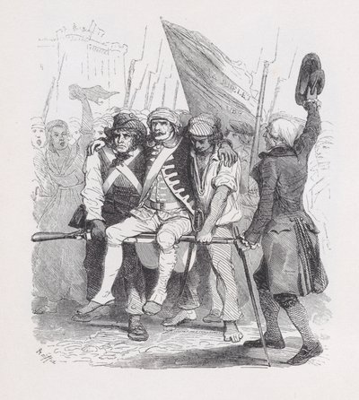 द कम्पलीट वर्क्स ऑफ बेरांगर से चौदह जुलाई, 1836। रचनाकार: अगस्टे रैफेट, लैकोस्टे, यूजीन गुइलौमोट। द्वारा अगस्टे रैफेट, लैकोस्टे, यूजीन गिलाउमोट