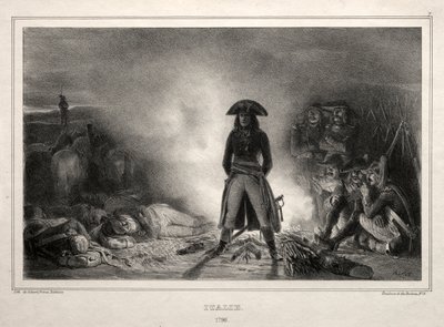1836 के लिए एल्बम: इटली, 1796, नेपोलियन बोनापार्ट, 1836। द्वारा अगस्टे रैफेट