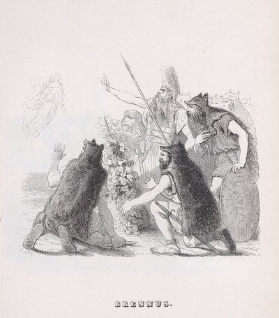 द कम्प्लीट वर्क्स ऑफ बेरेंजर, 1836 से ब्रेनस द्वारा अगस्टे रैफेट