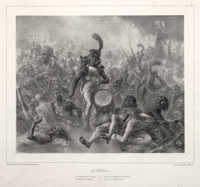 1832 की पुस्तक: रेवेइल, 1832। द्वारा अगस्टे रैफेट