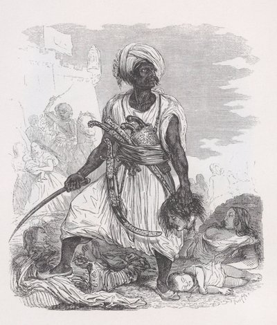 द कम्पलीट वर्क्स ऑफ बेरेंजर से Psara, 1836। द्वारा अगस्टे रैफेट