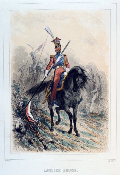 रेड लांसर, 1859। द्वारा अगस्टे रैफेट