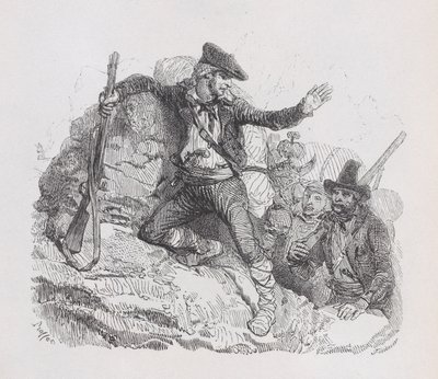 द स्मगलर्स, द कम्प्लीट वर्क्स ऑफ बेरेंजर, 1836 से द्वारा लुई हेनरी ब्रेविएरे