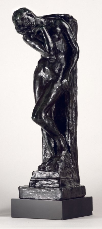 लंबे बालों के साथ ईव, 187880 (कांस्य) द्वारा Auguste Rodin