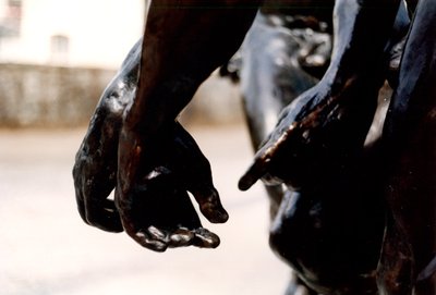 तीन रंगों, तीन हाथों का विस्तार, 1881 कांस्य का विवरण 108012 द्वारा Auguste Rodin