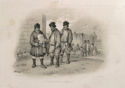 शराब पीने वाले भवन निर्माता: सेंट इसाक कैथेड्रल का निर्माण, 1845 द्वारा अगस्टे डे मोंटेफ्रैंड