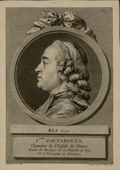 1725-1799, 1767 चार्ल्स गॉज़र्ग्यूज़ का पोर्ट्रेट। द्वारा ऑगस्टिन सेंट औबिन डे