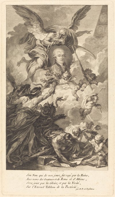 साइमन-निकोलस-हेनरी लिंगुएट द्वारा Augustin de Saint Aubin