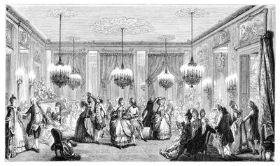 द बॉल, 1885। द्वारा ऑगस्टिन डी सेंट औबिन