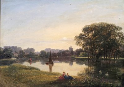 द रिवर एट चिसविक, c.1800 द्वारा Augustus Wall Callcott