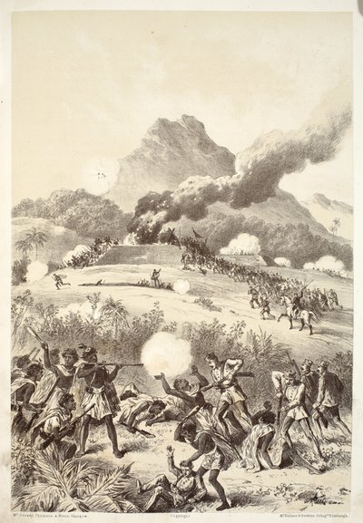 डेविड ब्लेयर, मैकग्रैडी, थॉमसन, और निवेन, 1879 द्वारा द हिस्ट्री ऑफ़ ऑस्ट्रेलेशिया से माओरी रिडाउट लेना द्वारा ऑस्ट्रेलियाई स्कूल