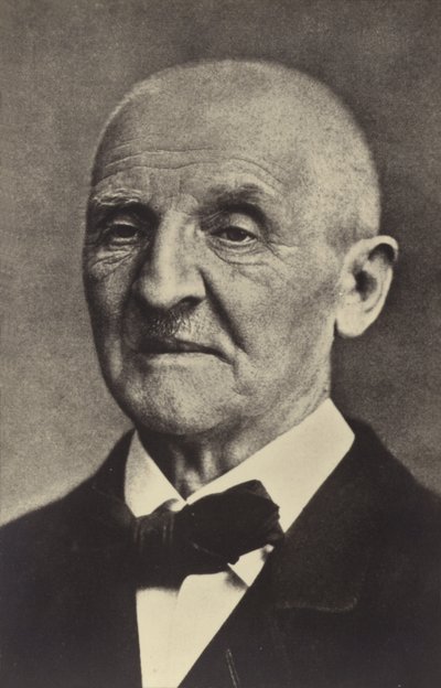 एंटोन ब्रुकनर, ऑस्ट्रियाई संगीतकार (1824-1896)। द्वारा ऑस्ट्रियाई फोटोग्राफर
