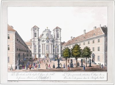 चर्च और जोसेफस्टाट में दो स्कूल, 1779-1792 द्वारा ऑस्ट्रियाई स्कूल