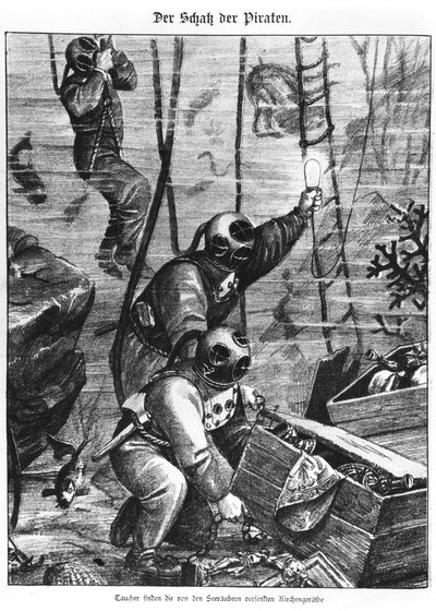 समुद्री डाकू खजाना खोजने वाले, 1897 द्वारा ऑस्ट्रियाई स्कूल