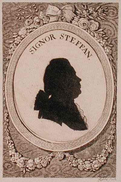 जोसेफ एंटोनिन स्टीफन का पोर्ट्रेट (1726-97) (उत्कीर्णन) द्वारा ऑस्ट्रियाई स्कूल