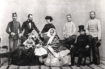 ऑस्ट्रियन इंपीरियल फैमिली, 1860 द्वारा ऑस्ट्रियाई स्कूल