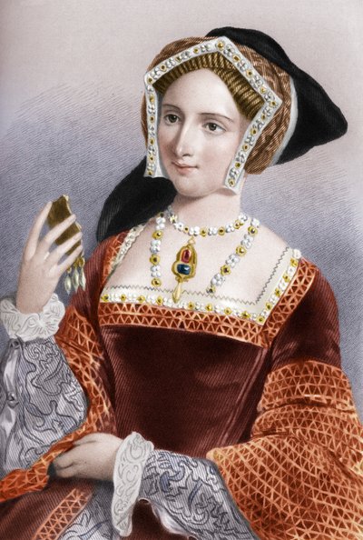 राजा हेनरी आठवीं, 1851 की तीसरी पत्नी जेन सीमोर 1509-1537 द्वारा B. शैलियों