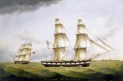 सुंदरलैंड के नाइजर, विलियम सॉटर कमांडर, 1852 द्वारा बीएच हंसन