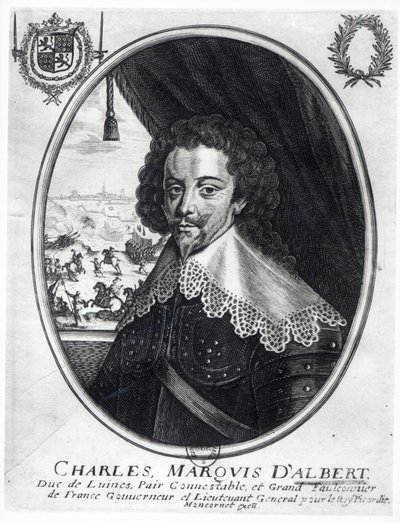 चार्ल्स डी लुएनस (1578-1621) अल्बर्ट मारकिस (उत्कीर्णन) (bw फोटो) द्वारा बल्थाजार मोनकोर्नेट