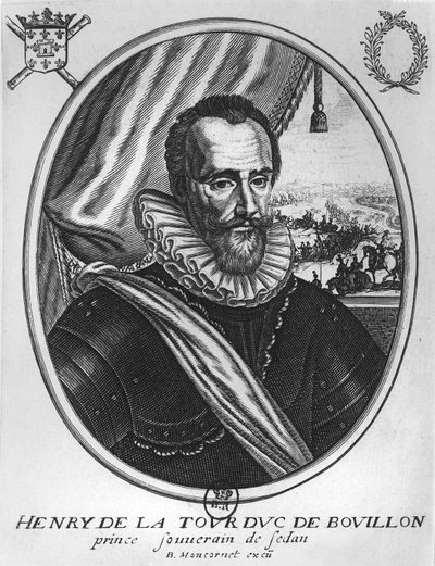टॉवर ऑफ ऑवरगने का हेनरी (1555-1623) (उत्कीर्णन) (bw फोटो) द्वारा बल्थाजार मोनकोर्नेट