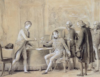 फ्रांस और होली सी के बीच कॉनकॉर्ड की हस्ताक्षर, 15 जुलाई 1801 द्वारा बैरन फ्रांस्वा पास्कल साइमन जेरार्ड