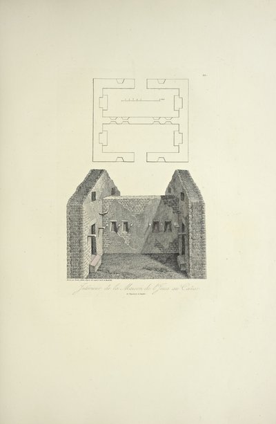 अलेक्जेंडर वॉन हम्बोल्ड्ट और एइम बोनपलैंड, 1813 द्वारा कैनार में हाउस ऑफ इंका का इंटीरियर, गमेलिन द्वारा तैयार किया गया, "अमेरिका के स्वदेशी लोगों के कॉर्डिलेरा और मोनुमेंस के दृश्य" से चित्रण, 1813 द्वारा बैरन फ्रेडरिक अलेक्जेंडर वॉन हम्बोल्ट
