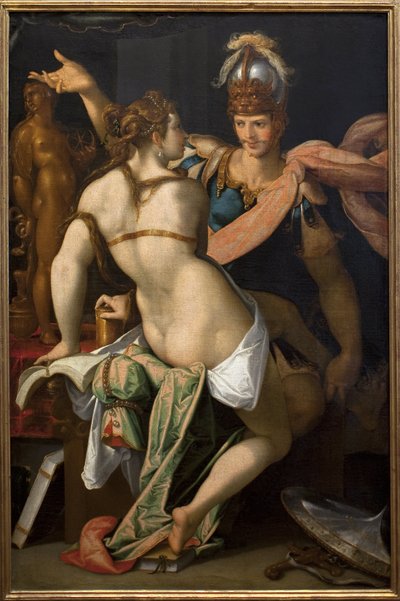 यूलिसिस और Circe। बार्थोलोमियस स्पैंजर (1546-1611) द्वारा पेंटिंग, कैनवास पर तेल द्वारा बार्थोलोमास स्पैन्गर